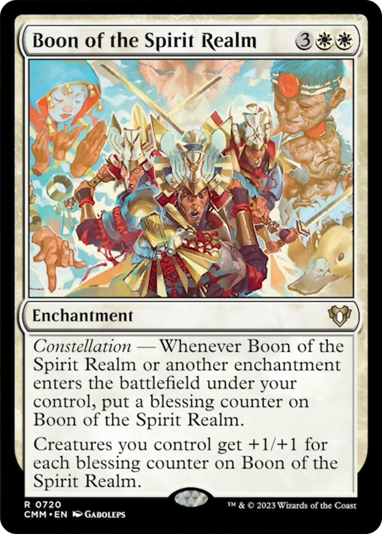 Boon of the Spirit Realm [Commander Masters] | Card Citadel