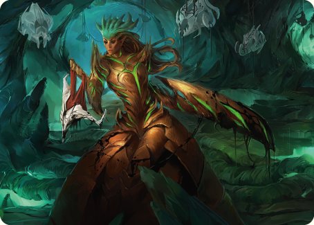 Glissa Sunslayer Art Card [Phyrexia: All Will Be One Art Series] | Card Citadel
