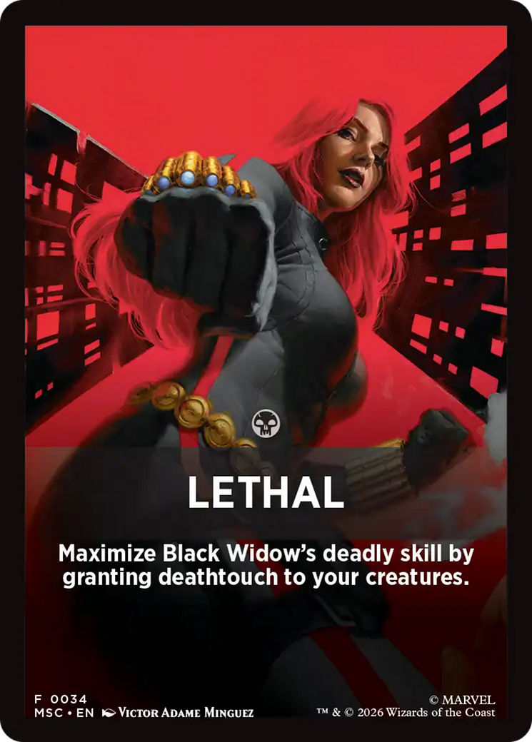 Lethal Theme Card [Marvel Super Heroes Commander] | Card Citadel