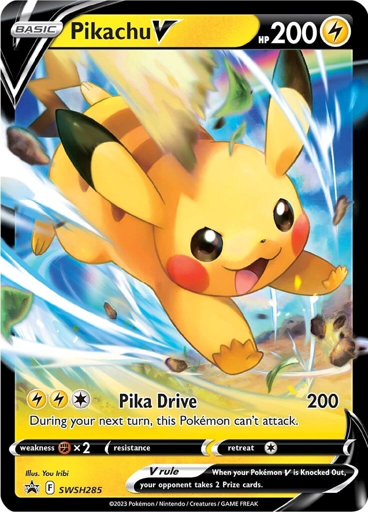 Pikachu V (SWSH285) [Sword & Shield: Black Star Promos] | Card Citadel