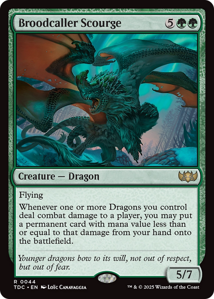 Broodcaller Scourge [Tarkir: Dragonstorm Commander] | Card Citadel