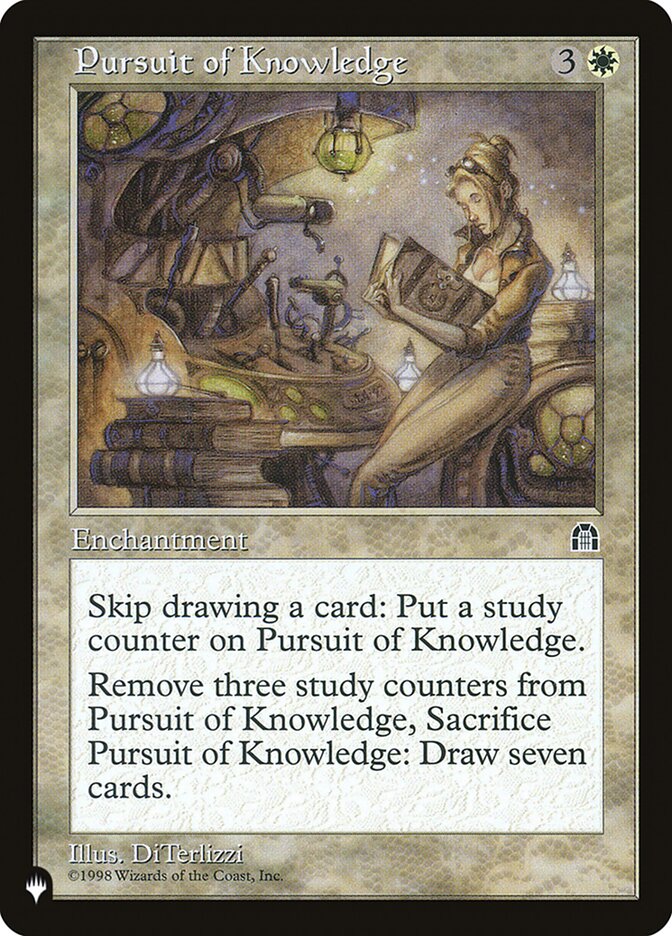 Pursuit of Knowledge [The List] | Card Citadel