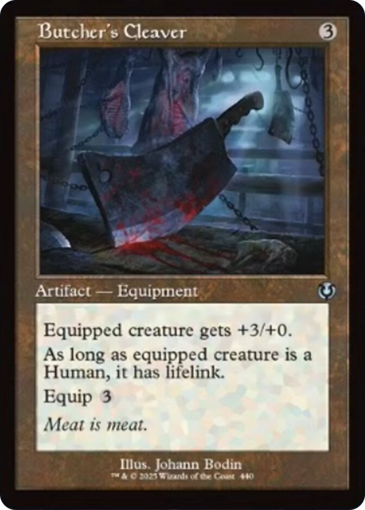 Butcher's Cleaver (Retro Frame) [Innistrad Remastered] | Card Citadel