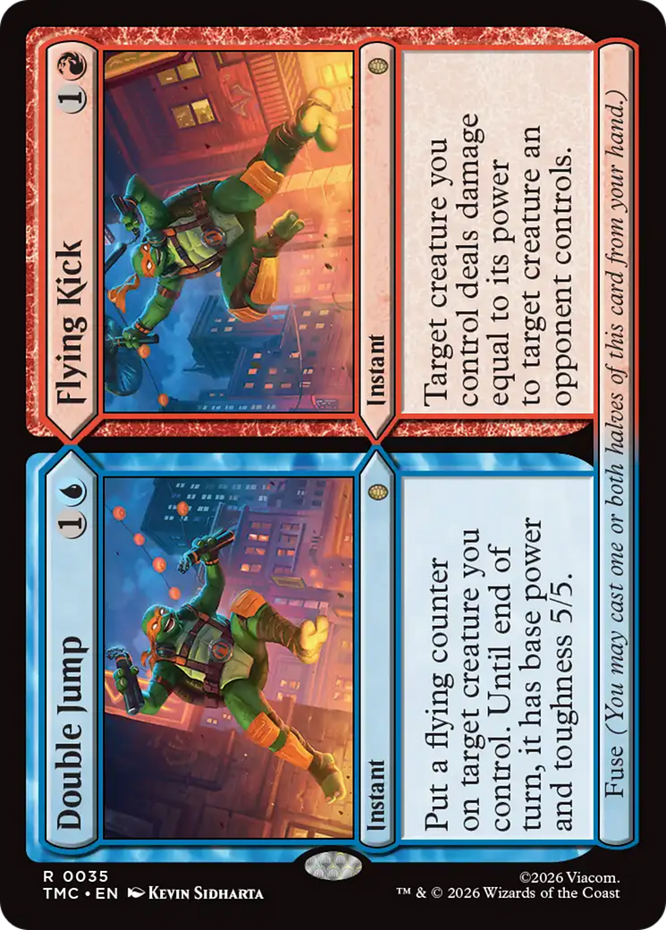 Double Jump // Flying Kick [Teenage Mutant Ninja Turtles Commander] | Card Citadel