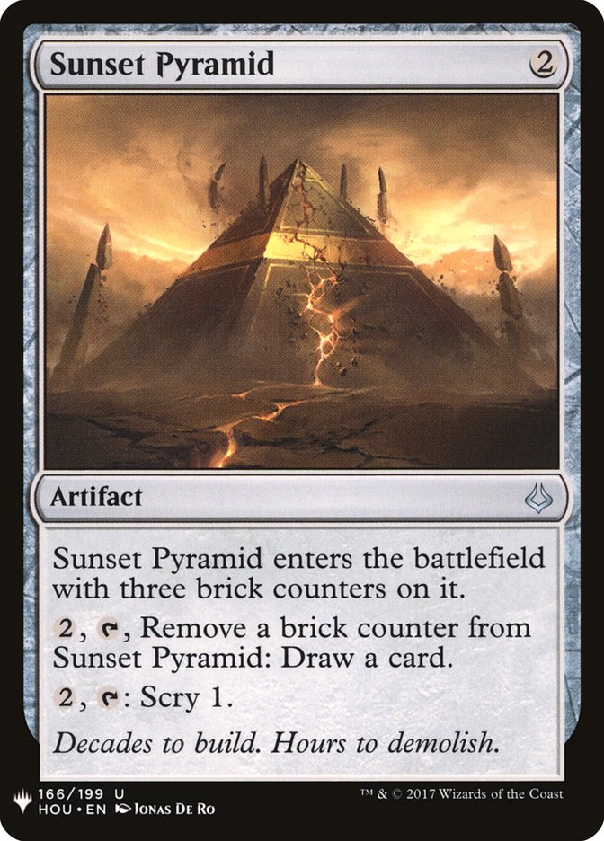 Sunset Pyramid [Mystery Booster] | Card Citadel