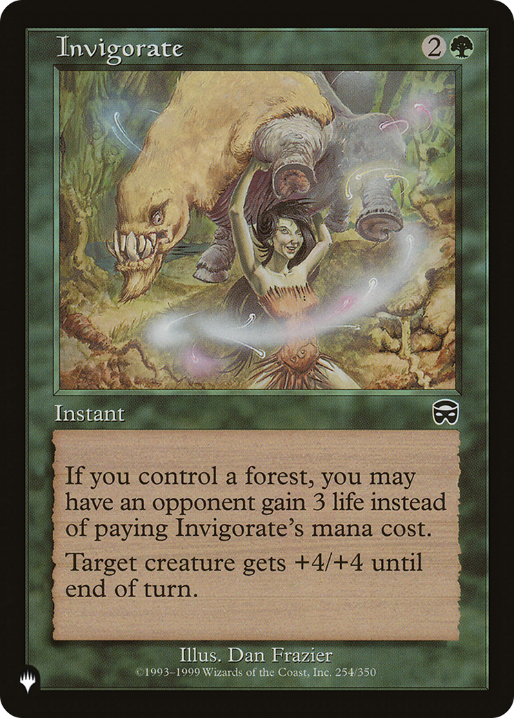 Invigorate (MMQ) [The List] | Card Citadel