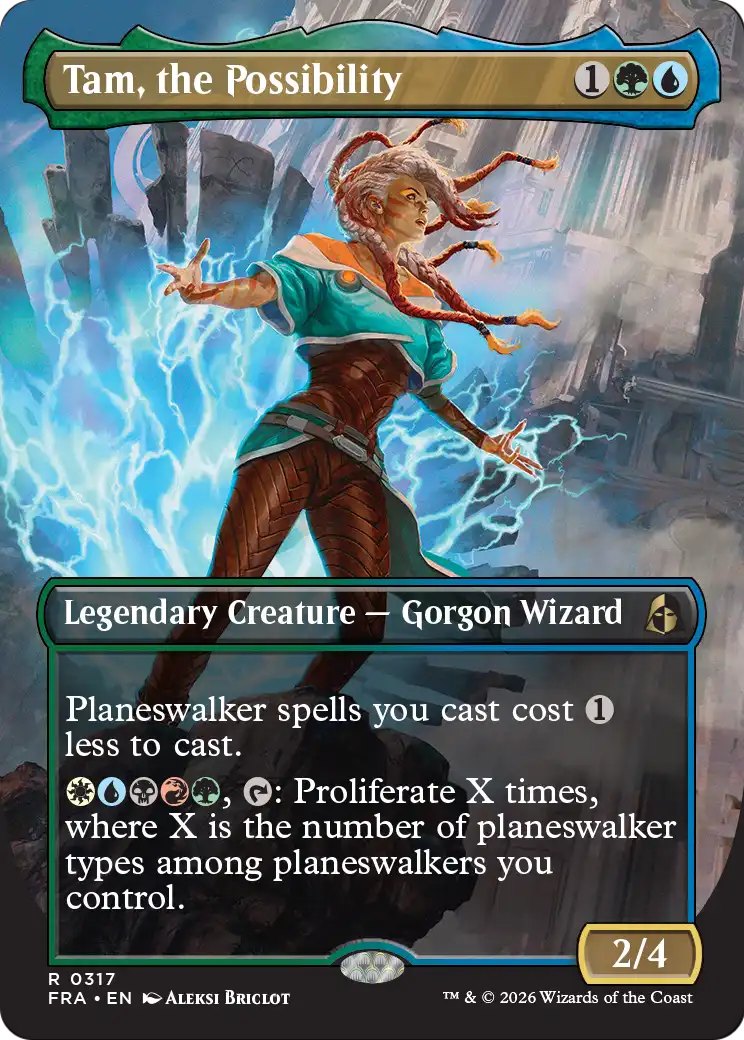 Tam, the Possibility (Borderless) [Reality Fracture] | Card Citadel