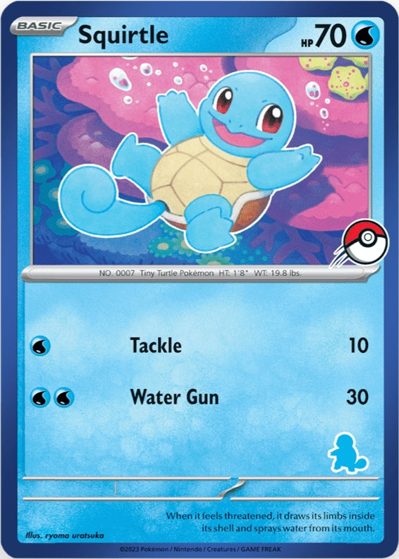 Squirtle (Blue Border) [My First Battle] | Card Citadel