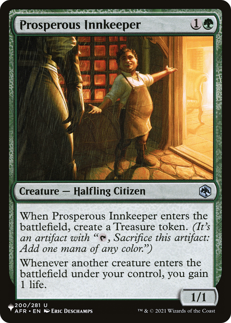 Prosperous Innkeeper [The List Reprints] | Card Citadel