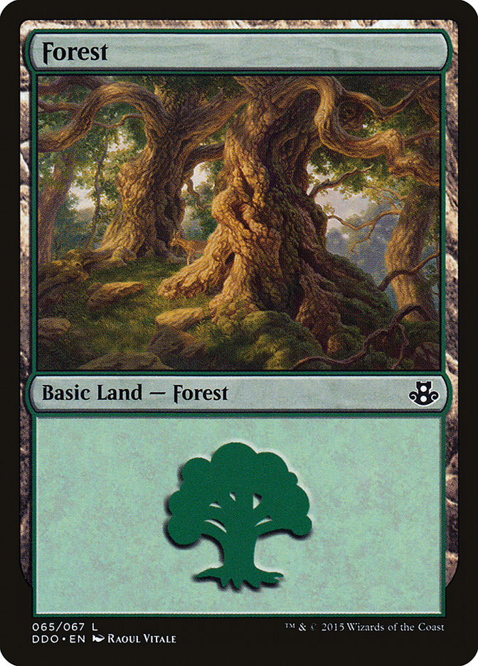 Forest (65) [Duel Decks: Elspeth vs. Kiora] | Card Citadel