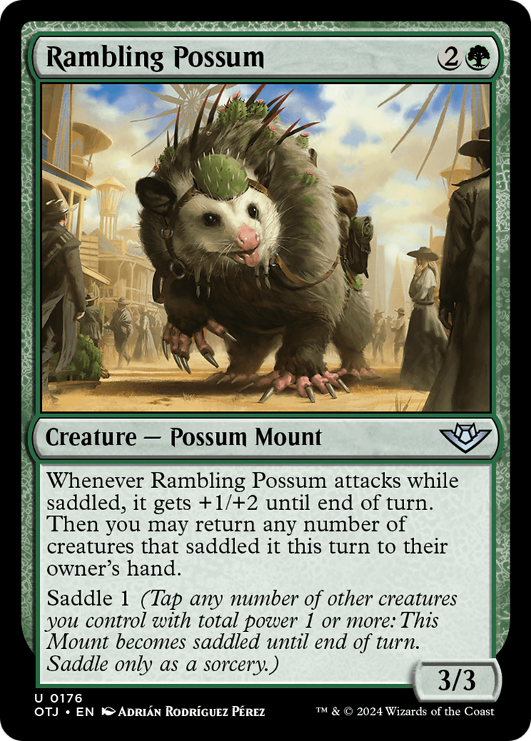 Rambling Possum [Outlaws of Thunder Junction] | Card Citadel