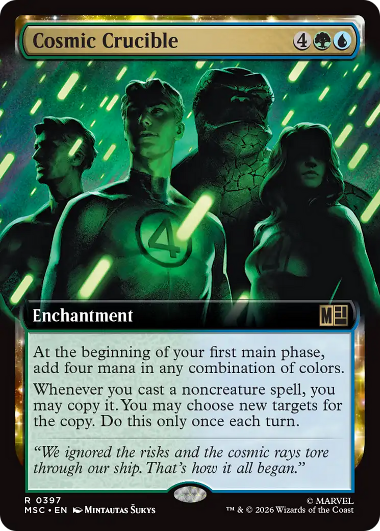 Cosmic Crucible (Extended Art) [Marvel Super Heroes Commander] | Card Citadel