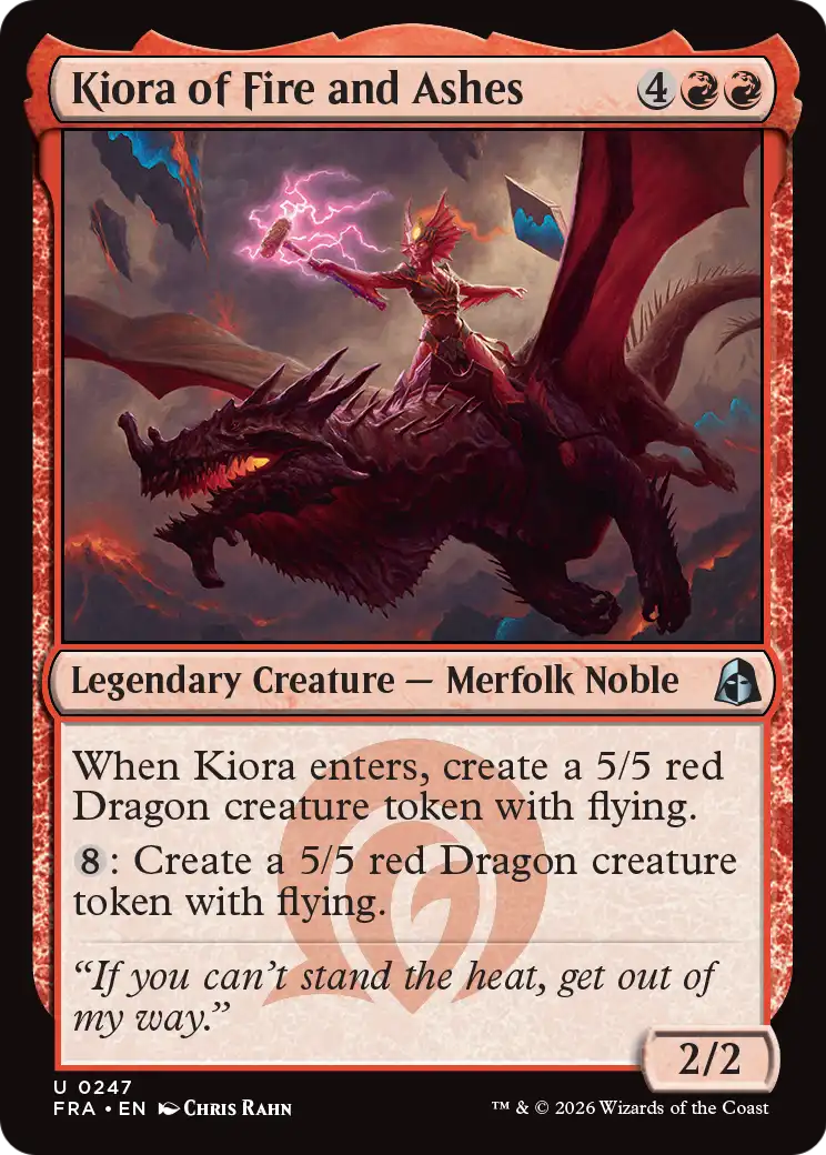 Kiora of Fire and Ashes [Reality Fracture] | Card Citadel