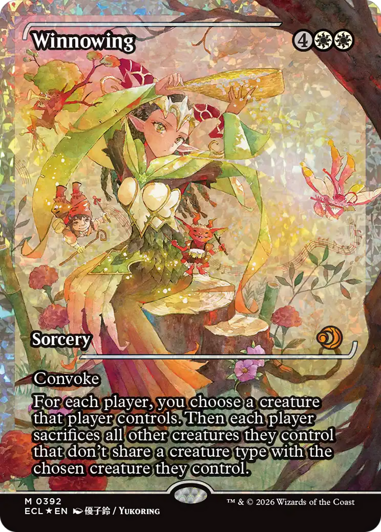 Winnowing (Showcase) (Fracture Foil) [Lorwyn Eclipsed] | Card Citadel