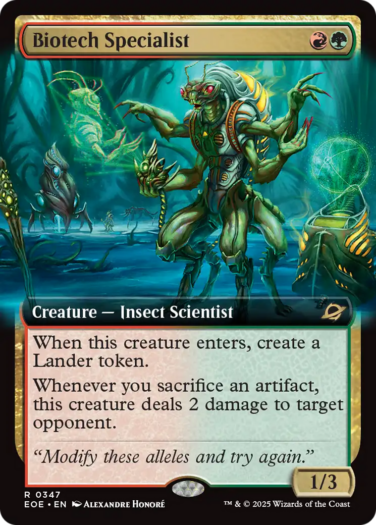 Biotech Specialist (Extended Art) [Edge of Eternities] | Card Citadel