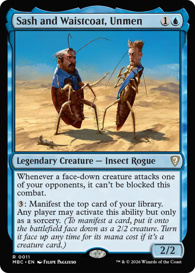 Sash and Waistcoat, Unmen [Mystery Booster: Commander Edition] | Card Citadel