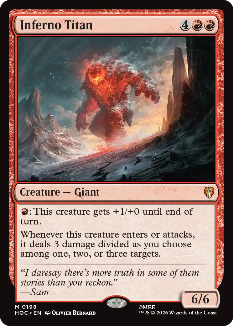 Inferno Titan [The Hobbit: Eternal-Legal] | Card Citadel