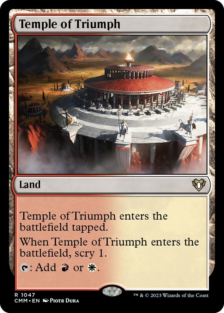 Temple of Triumph [Commander Masters] | Card Citadel