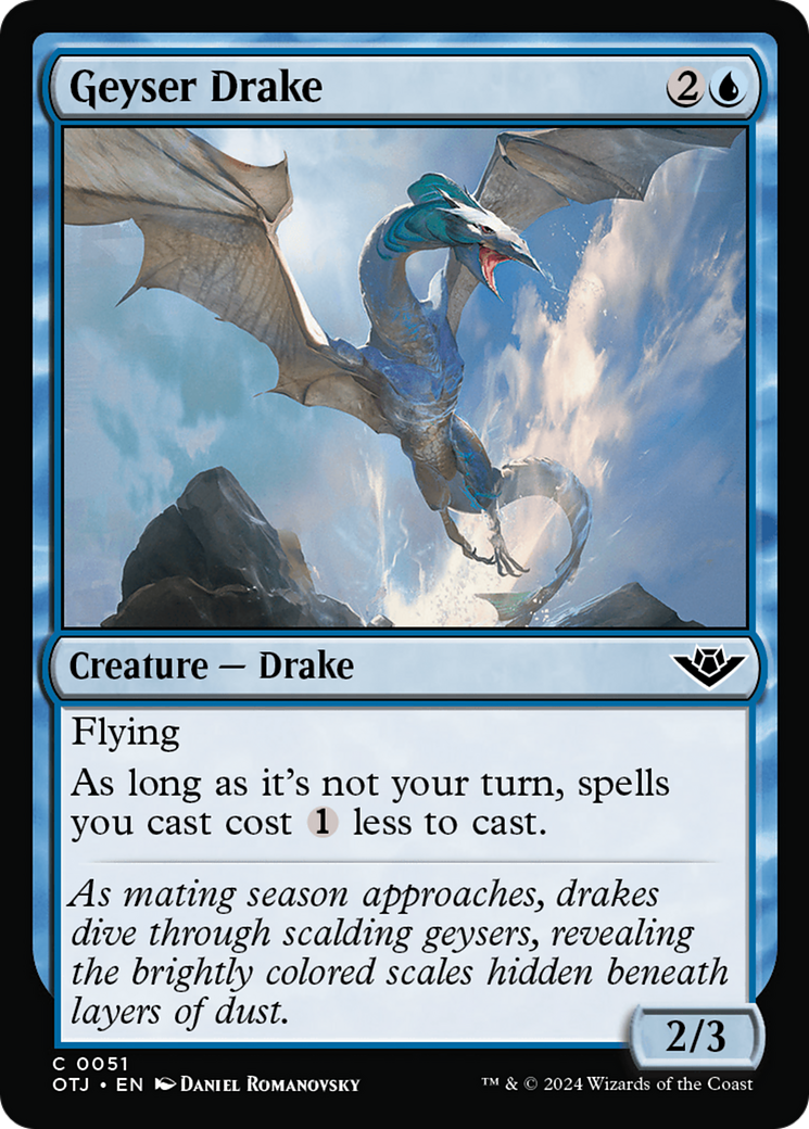 Geyser Drake [Outlaws of Thunder Junction] | Card Citadel