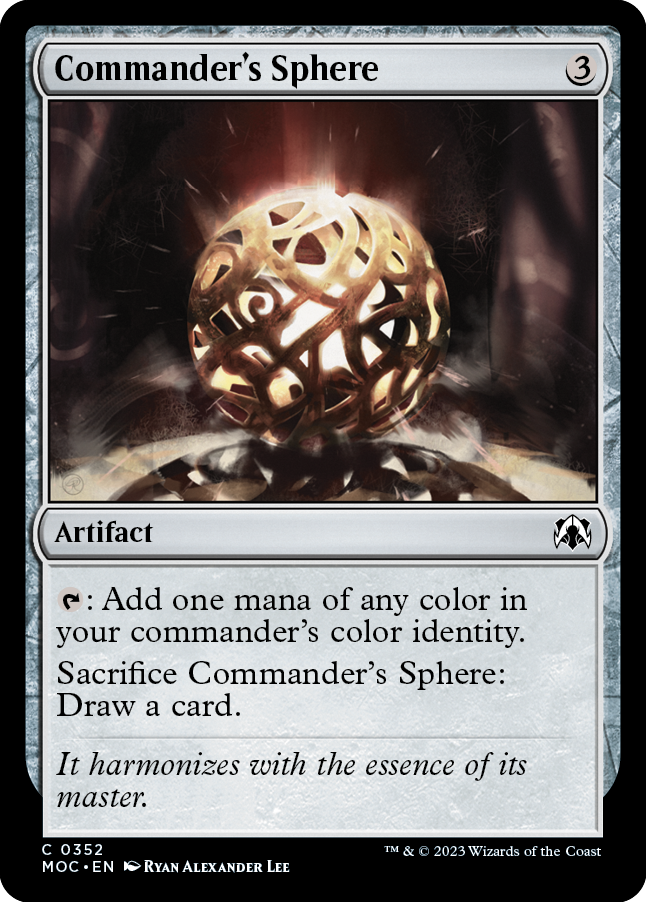 Commander's Sphere [March of the Machine Commander] | Card Citadel