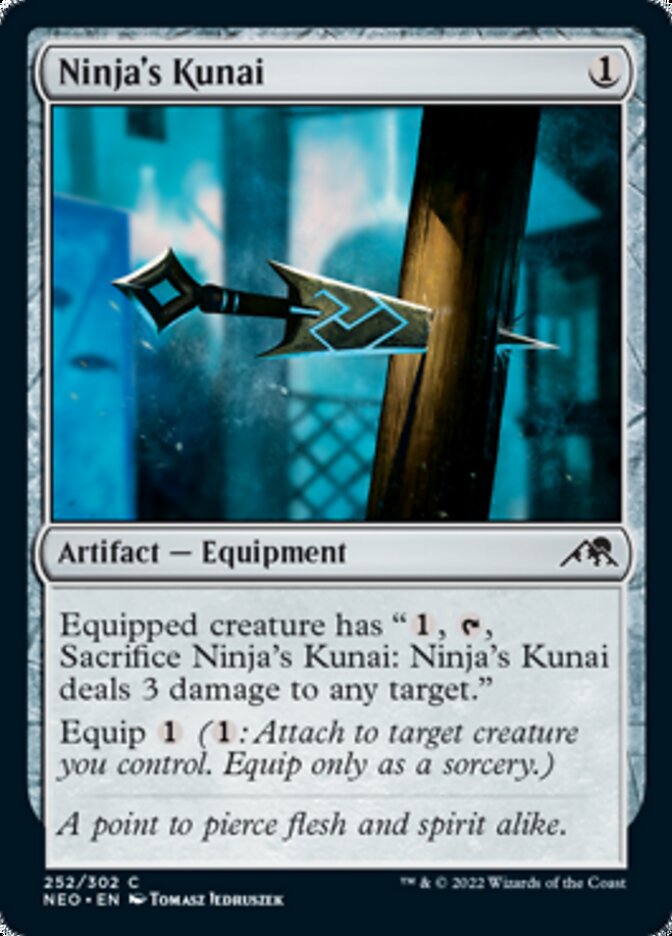 Ninja's Kunai [Kamigawa: Neon Dynasty] | Card Citadel