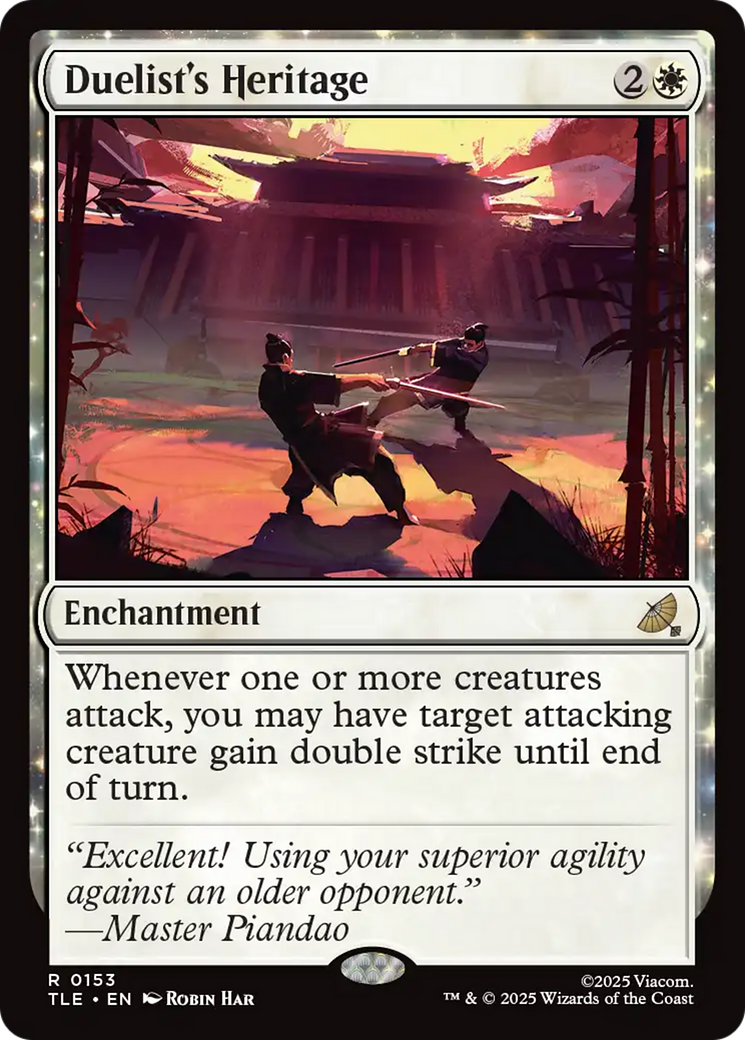 Duelist's Heritage [Avatar: The Last Airbender: Eternal-Legal] | Card Citadel