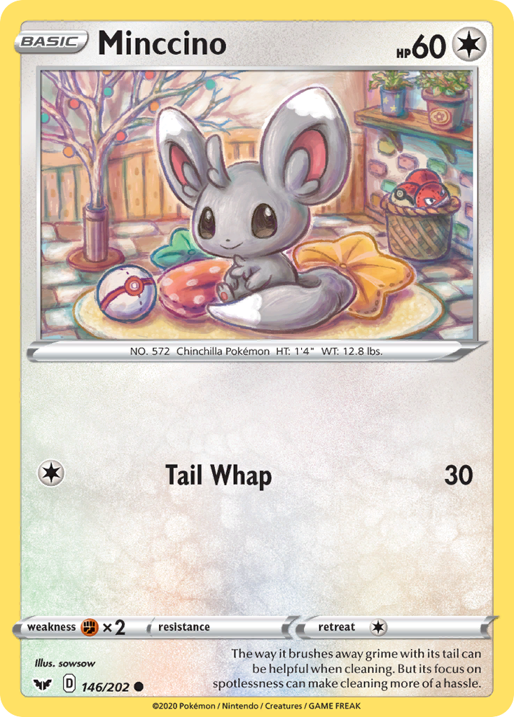 Minccino (146/202) [Sword & Shield: Base Set] | Card Citadel
