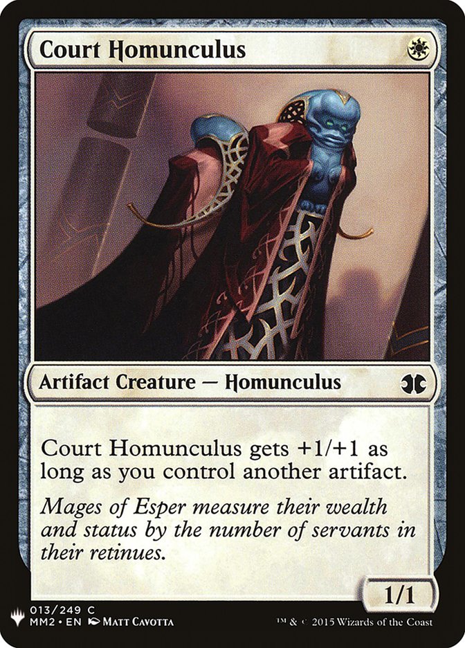 Court Homunculus [Mystery Booster] | Card Citadel