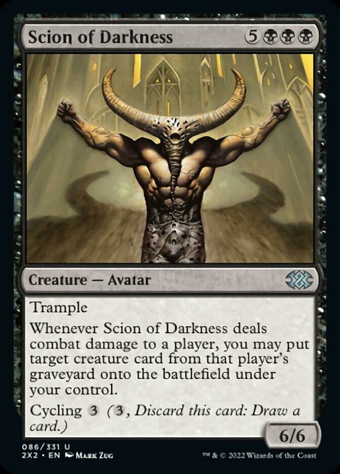 Scion of Darkness [Double Masters 2022] | Card Citadel