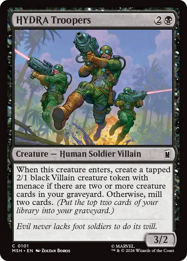 HYDRA Troopers [Marvel Super Heroes] | Card Citadel