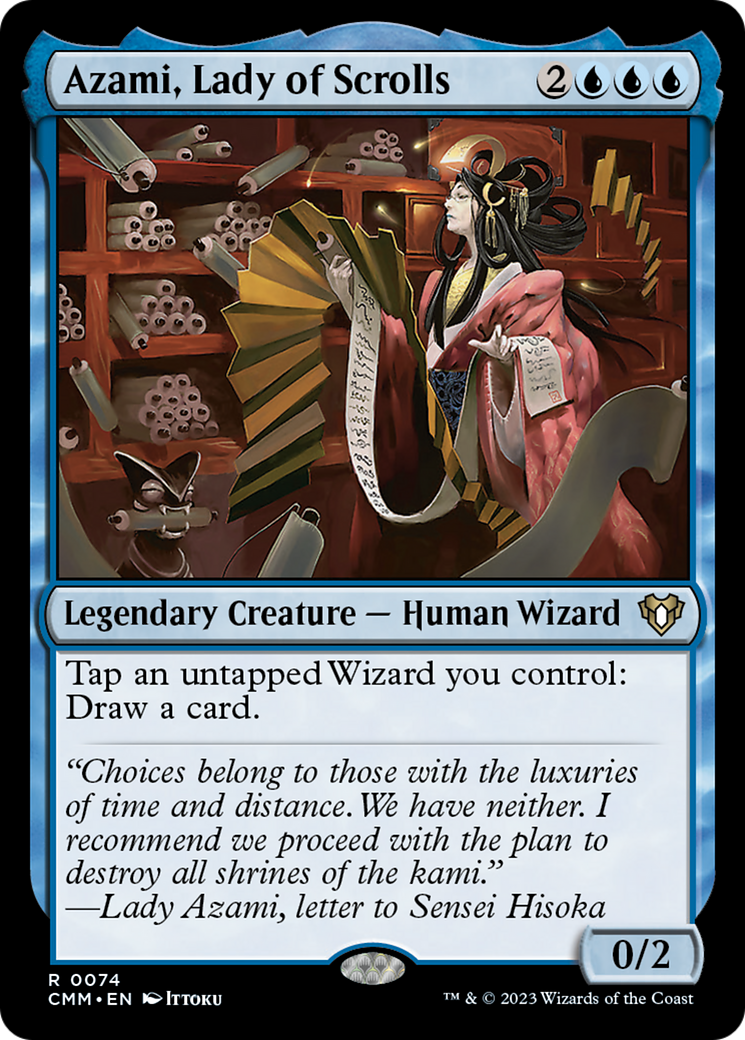 Azami, Lady of Scrolls [Commander Masters] | Card Citadel