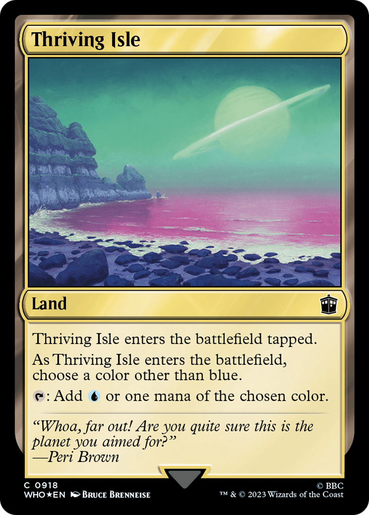 Thriving Isle (Surge Foil) [Doctor Who] | Card Citadel