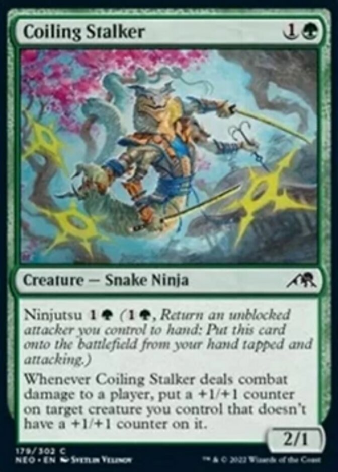 Coiling Stalker [Kamigawa: Neon Dynasty] | Card Citadel