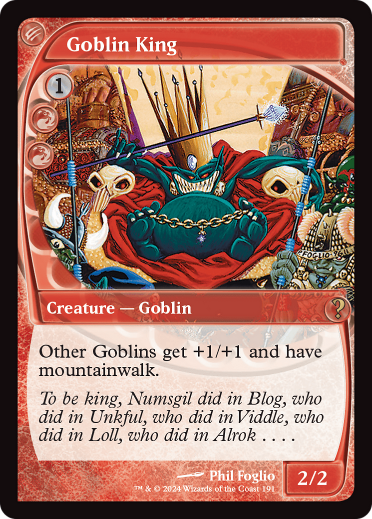 Goblin King (Future Sight) [Mystery Booster 2] | Card Citadel