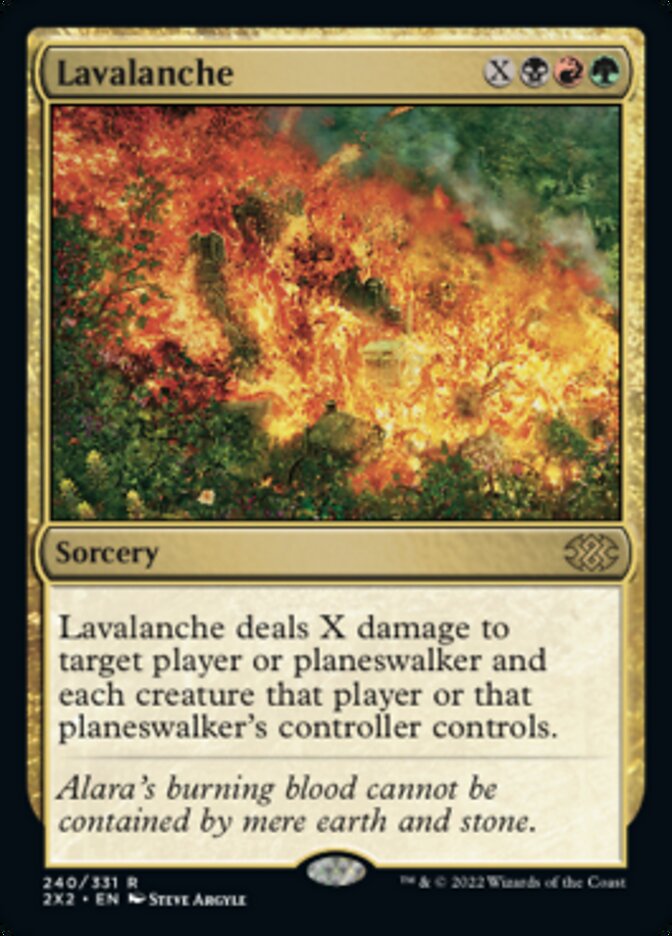 Lavalanche [Double Masters 2022] | Card Citadel