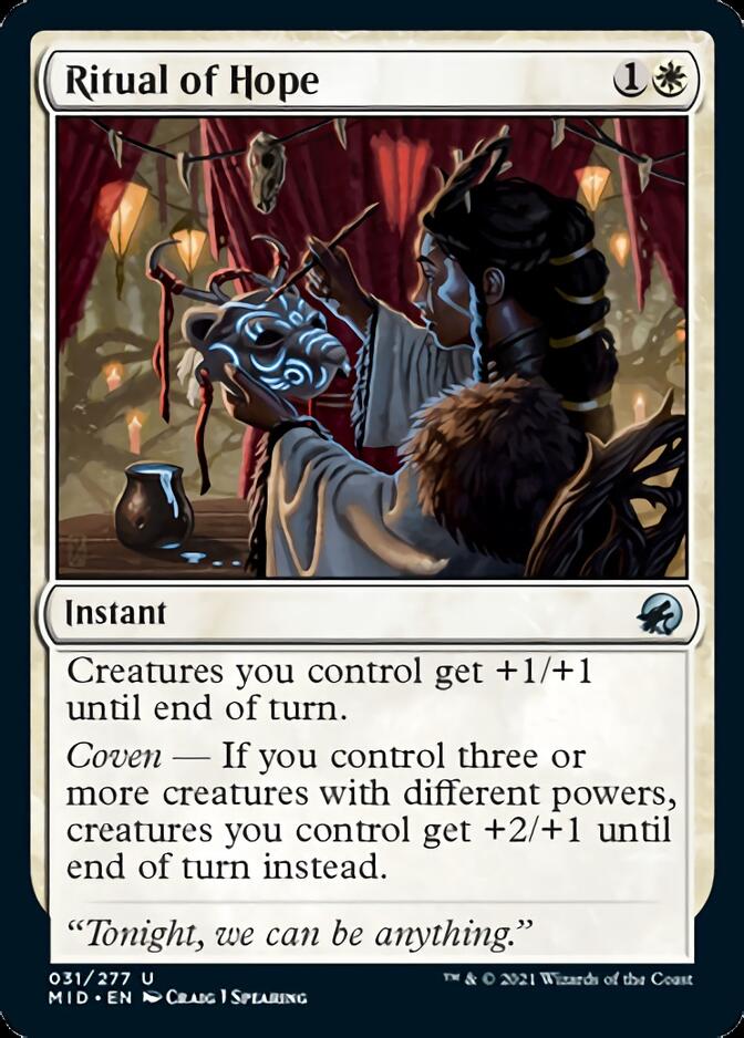 Ritual of Hope [Innistrad: Midnight Hunt] | Card Citadel