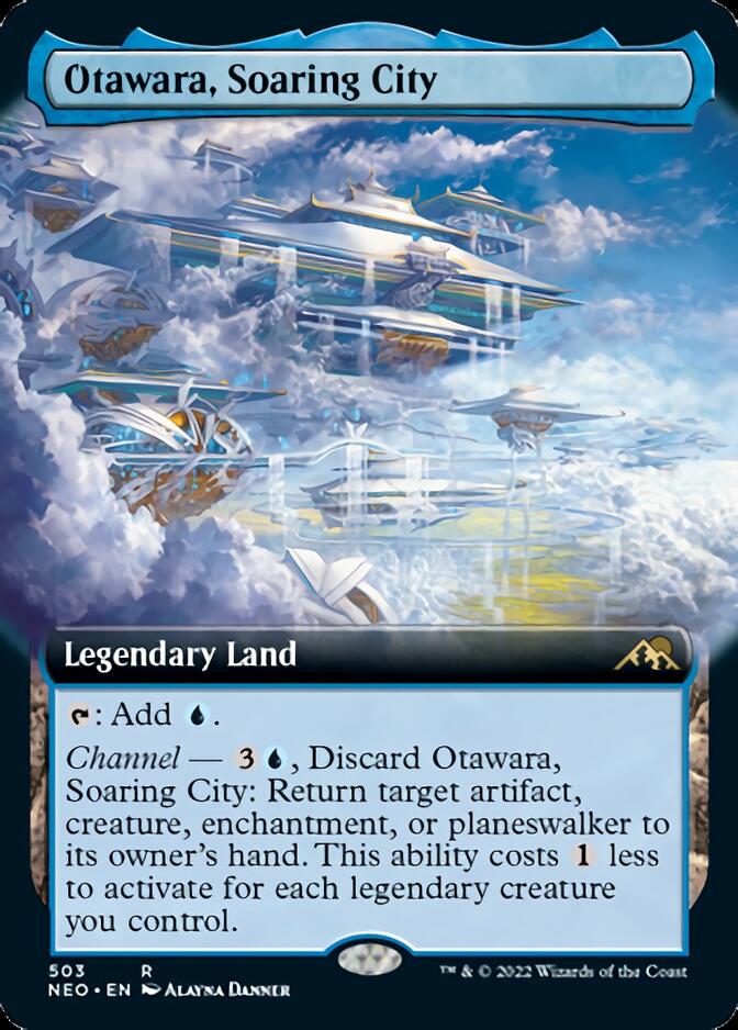 Otawara, Soaring City (Extended Art) [Kamigawa: Neon Dynasty] | Card Citadel