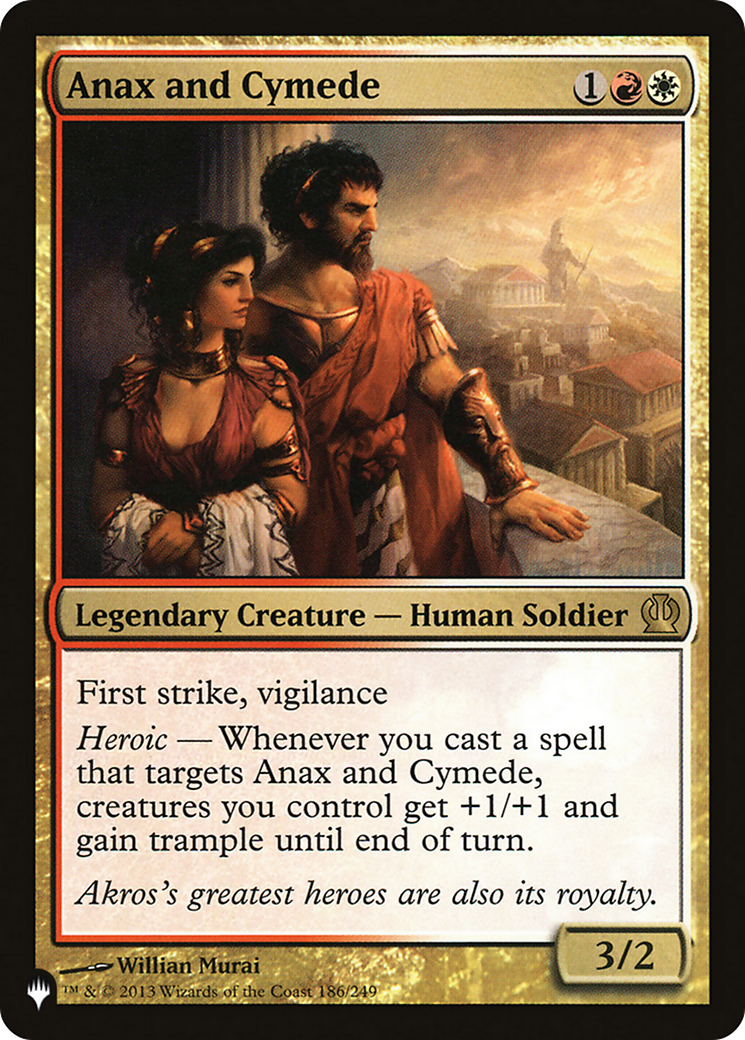 Anax and Cymede [The List] | Card Citadel