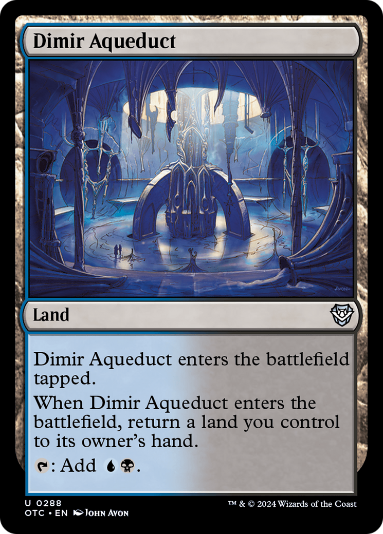 Dimir Aqueduct [Outlaws of Thunder Junction Commander] | Card Citadel