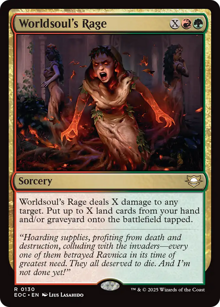 Worldsoul's Rage [Edge of Eternities Commander] | Card Citadel