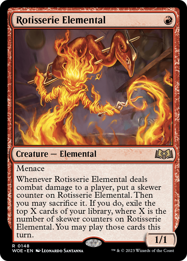 Rotisserie Elemental [Wilds of Eldraine] | Card Citadel