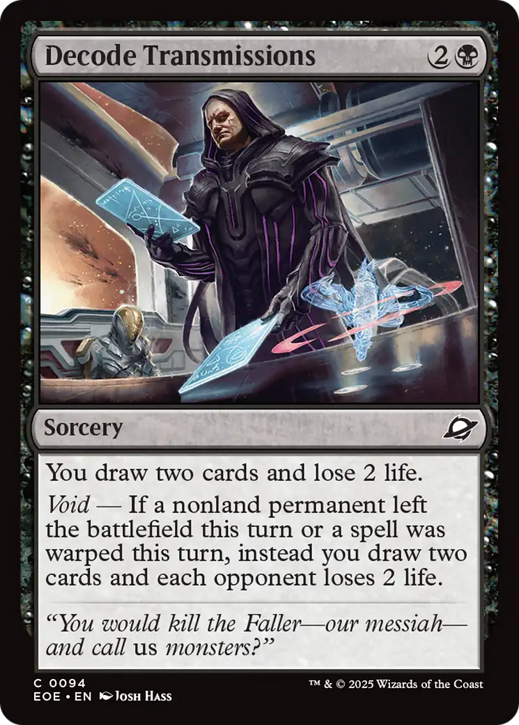 Decode Transmissions [Edge of Eternities] | Card Citadel
