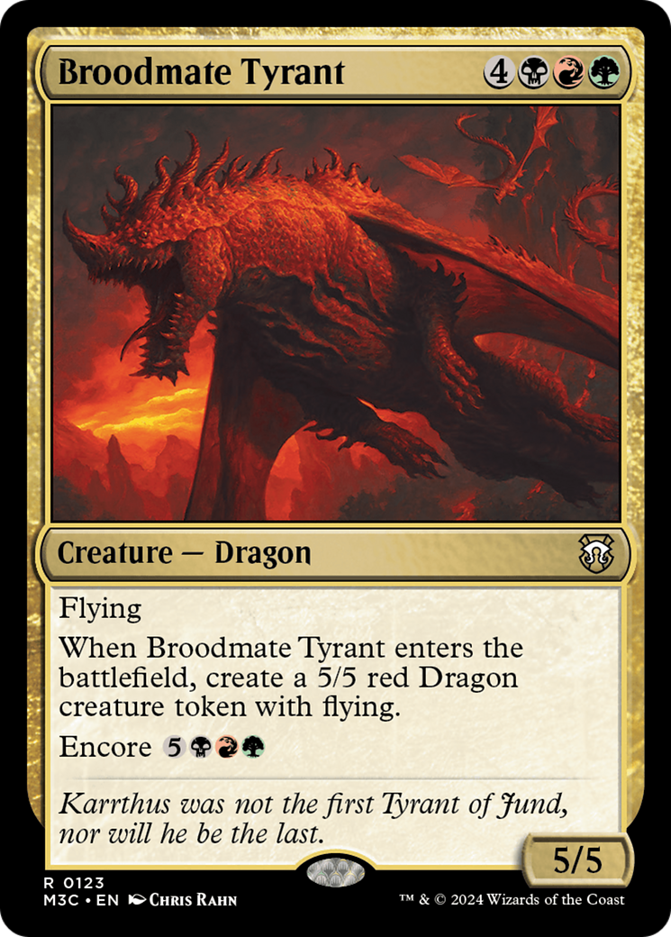 Broodmate Tyrant [Modern Horizons 3 Commander] | Card Citadel