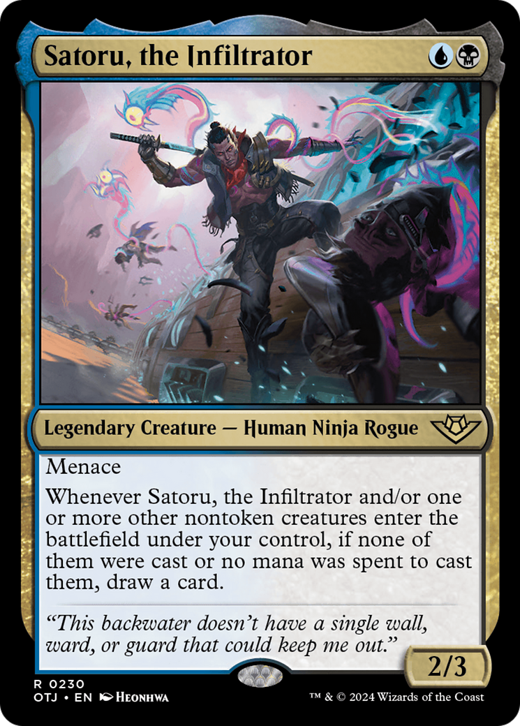 Satoru, the Infiltrator [Outlaws of Thunder Junction] | Card Citadel