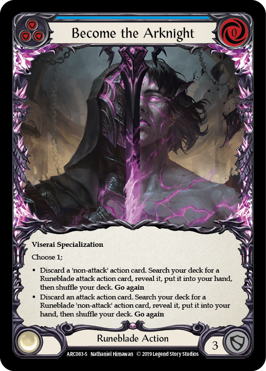 Become the Arknight [ARC083-S] (Arcane Rising)  1st Edition Rainbow Foil | Card Citadel