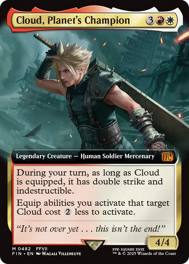 Cloud, Planet's Champion (Extended Art) [FINAL FANTASY] | Card Citadel