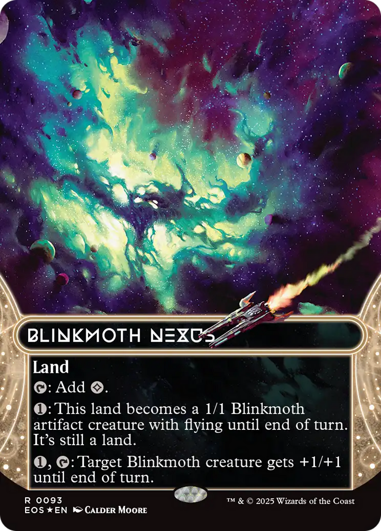 Blinkmoth Nexus (0093) (Borderless) (Galaxy Foil) [Edge of Eternities: Stellar Sights] | Card Citadel