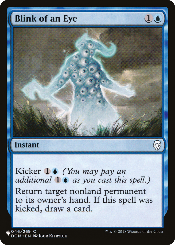 Blink of an Eye [The List] | Card Citadel