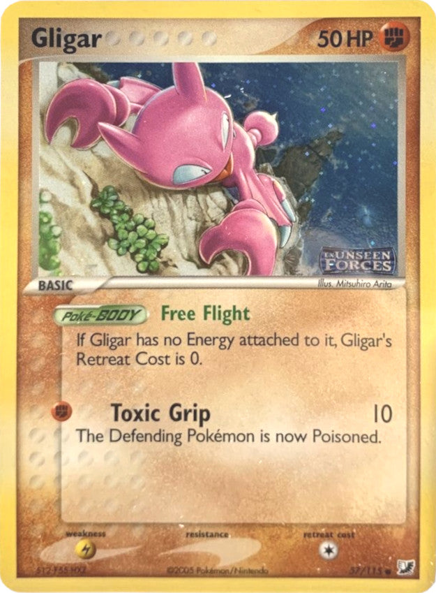 Gligar (57/115) (Stamped) [EX: Unseen Forces] | Card Citadel