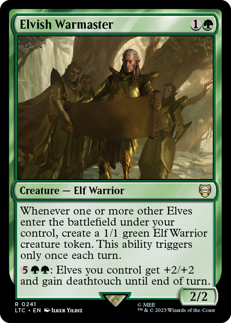 Elvish Warmaster [The Lord of the Rings: Tales of Middle-Earth Commander] | Card Citadel